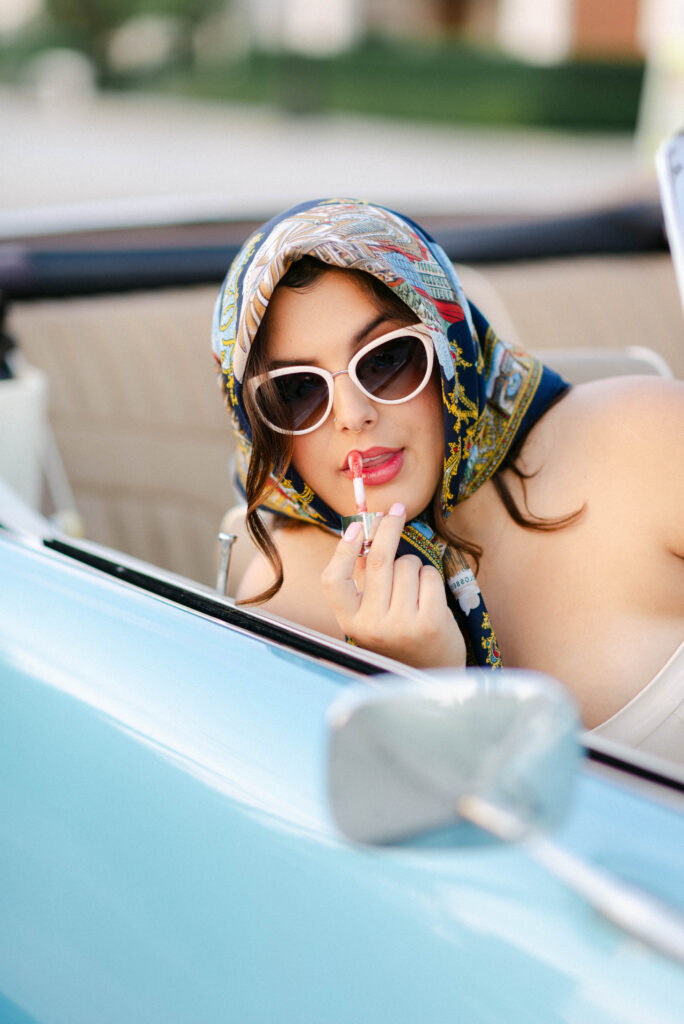 colorful engagement session in palm beach florida