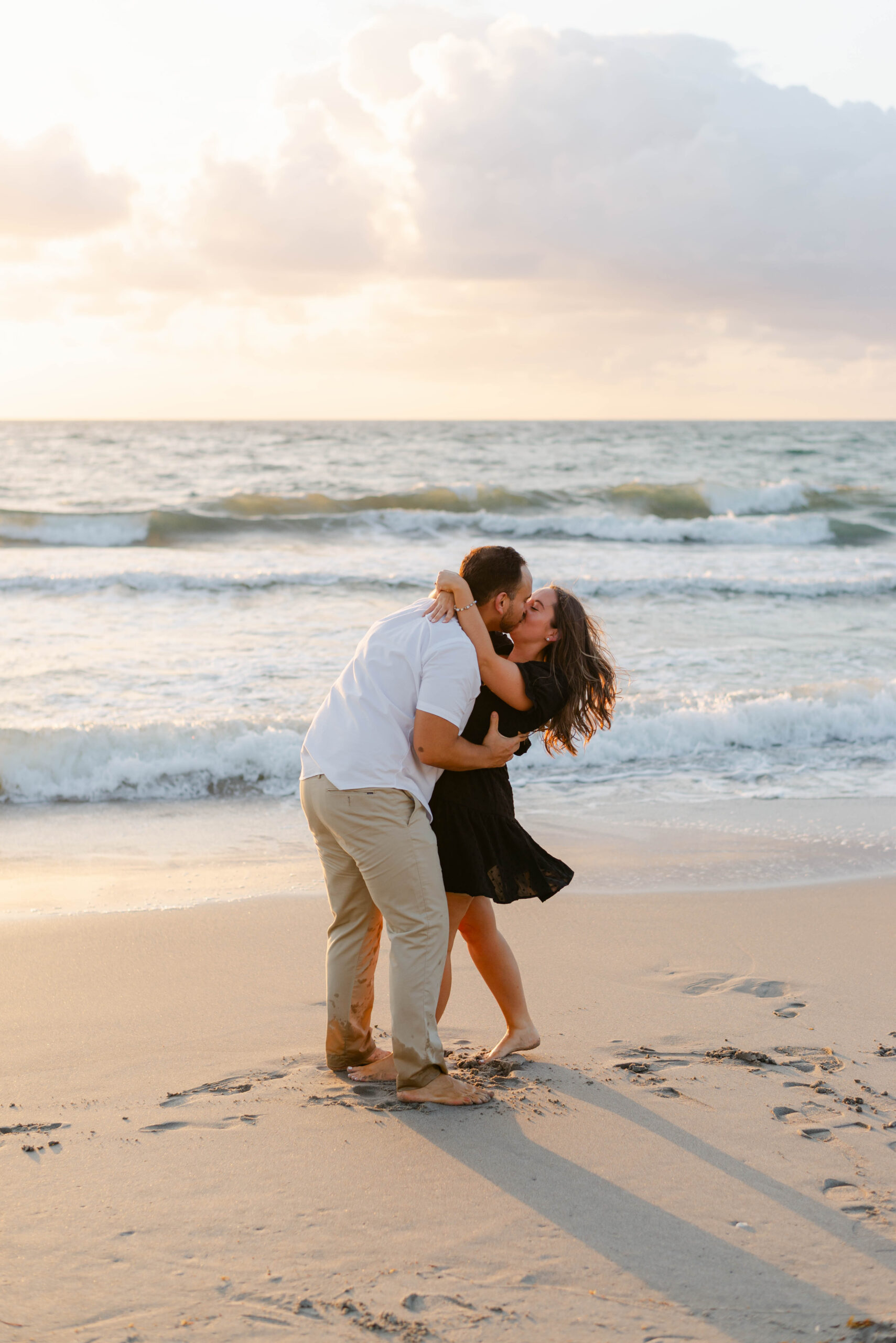 Sunrise engagement session in Palm Beach Florida