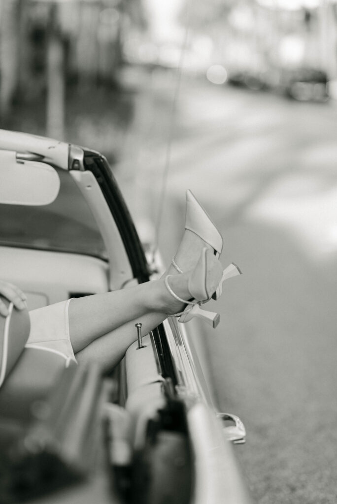 close up shot of kenia's shoes